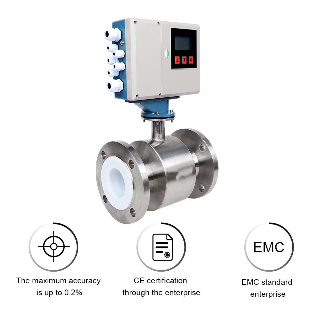 DN50/80/100 Btu Meters Cold and Hot Water Heating Energy Meter Electromagnetic Heat Meter for Chilled Water
