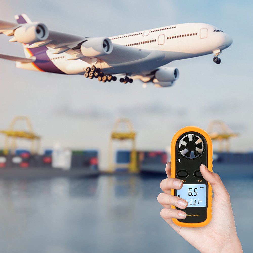 Handheld LCD Digital Mini Non-contact Laser Photo Tachometer With Bag RPM Speed Measurement Meter Speedometer Tool