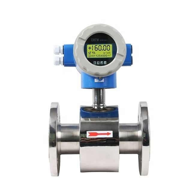 Magnetic Gas Turbine Digital Oil River Liquid Fuel Diesel Oxygen Air Electromagnetic Water Flowmeter Flow Meter