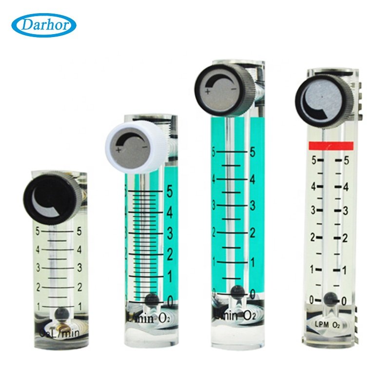 CE Oxygen Flow Meter Plastic POM Connector Low Cost 10LPM Flowmeter for Oxygen Generator