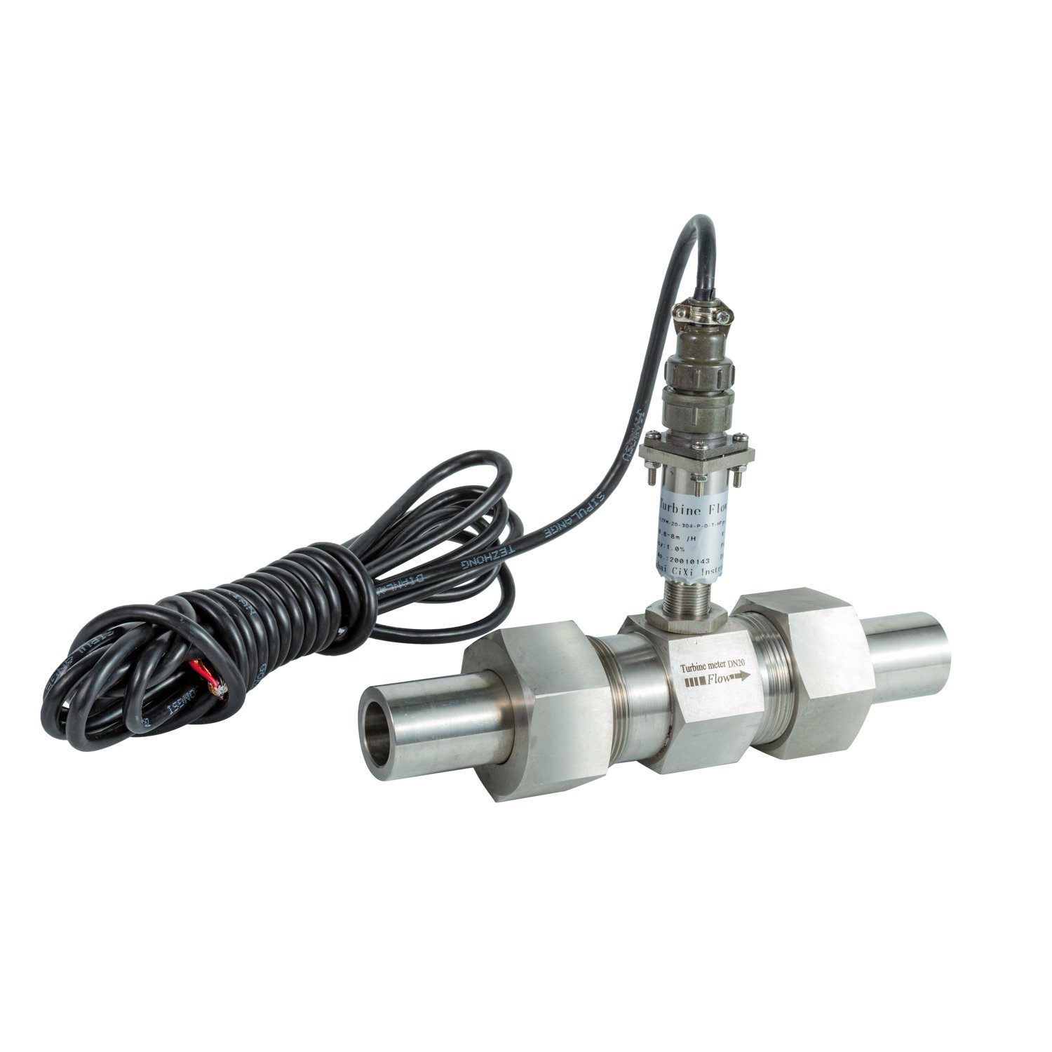 Transformer Oil Turbine Flow Meter Conductive Liquid Flowmeter Diesel Cooking Oil Flow Meter for Oil