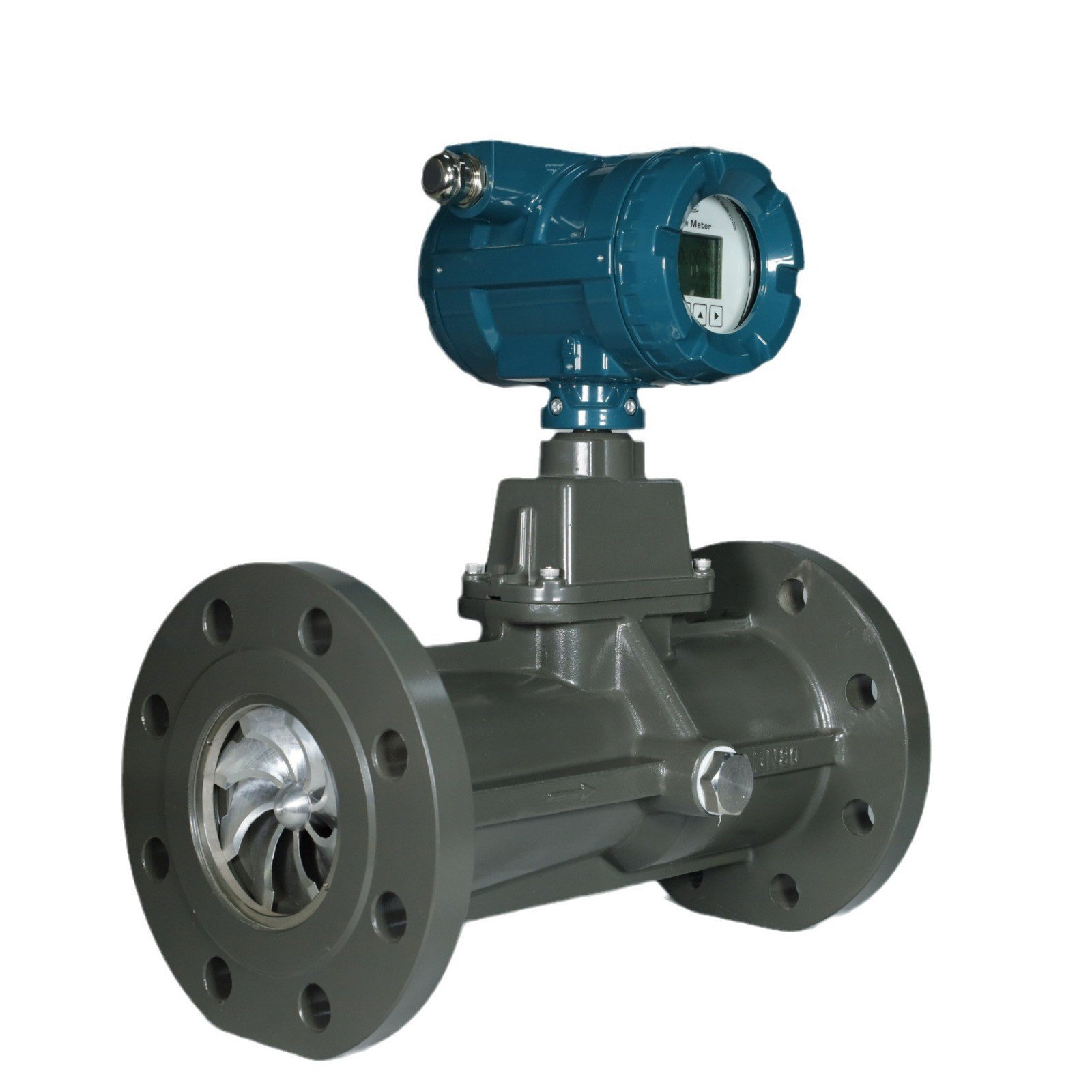 2'' Inch DN50 Gas Precession vortex Flow Meter with Power Supply 24VDC 4-20mA Pulse Output