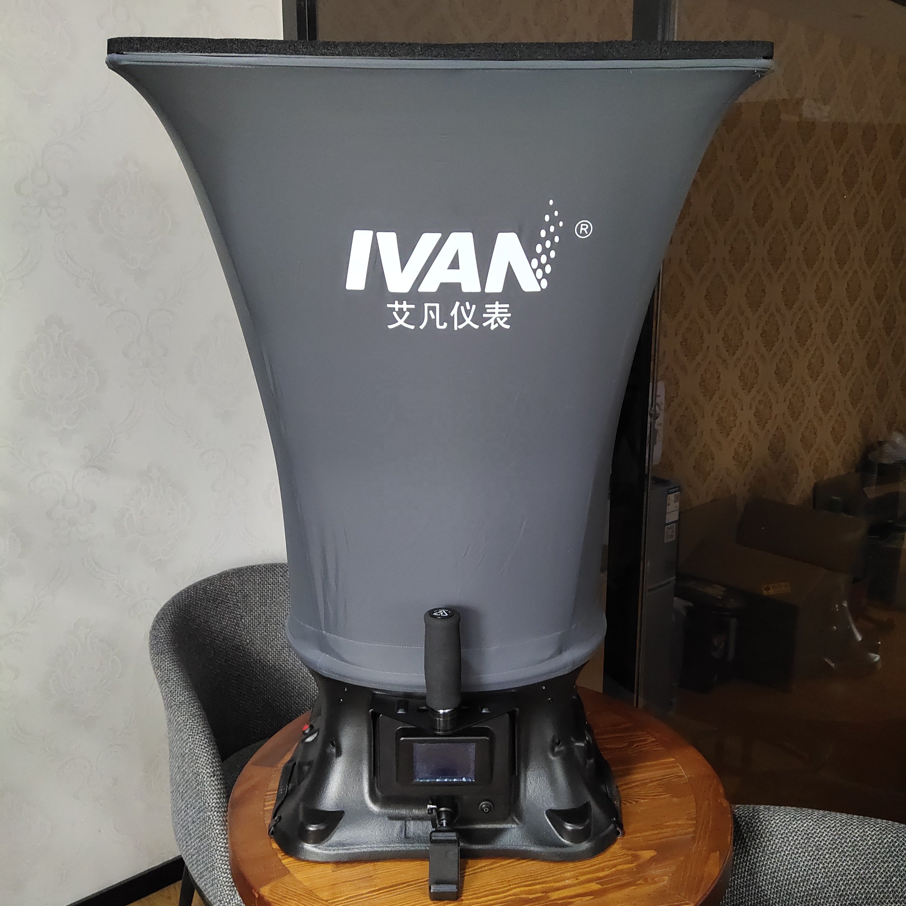 Air Volume Meter Balometer Air Flow Capture Hood With Data Storage