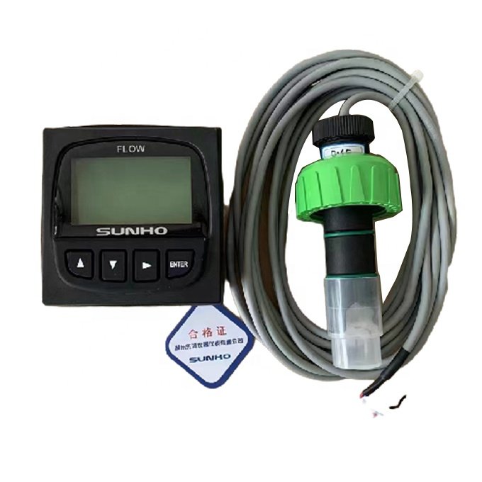 F11 Series PP Material Runner Flow Sensor 0.15-0.6m3/s Impeller Runner Flow Sensor For Liquid Flow Farm Green House