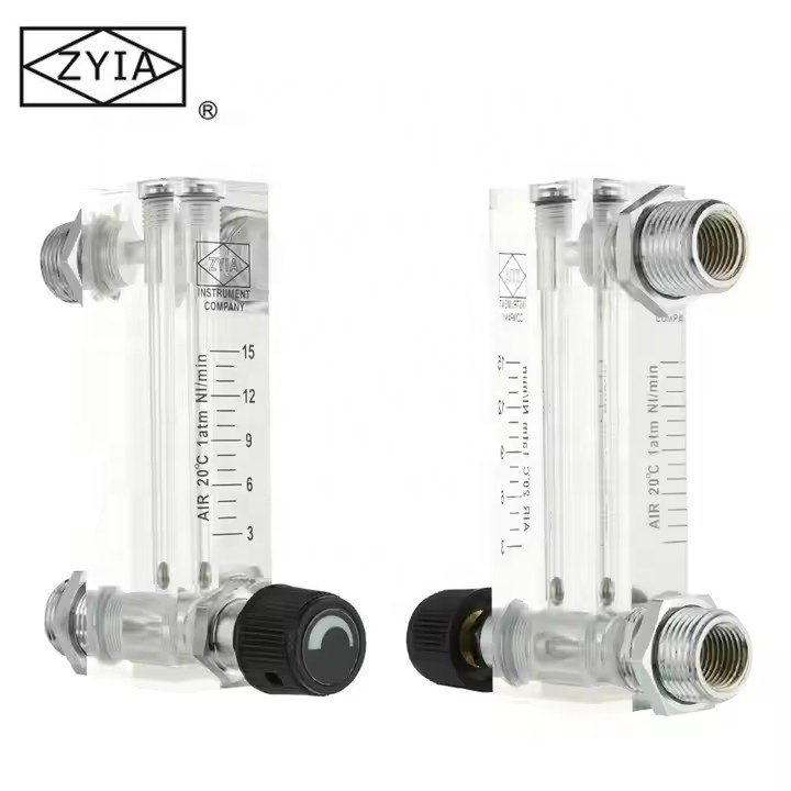 LZM-6T Acrylic Panel Liquid Flow Meter ,floating Ball air Flow Meter Rotameter