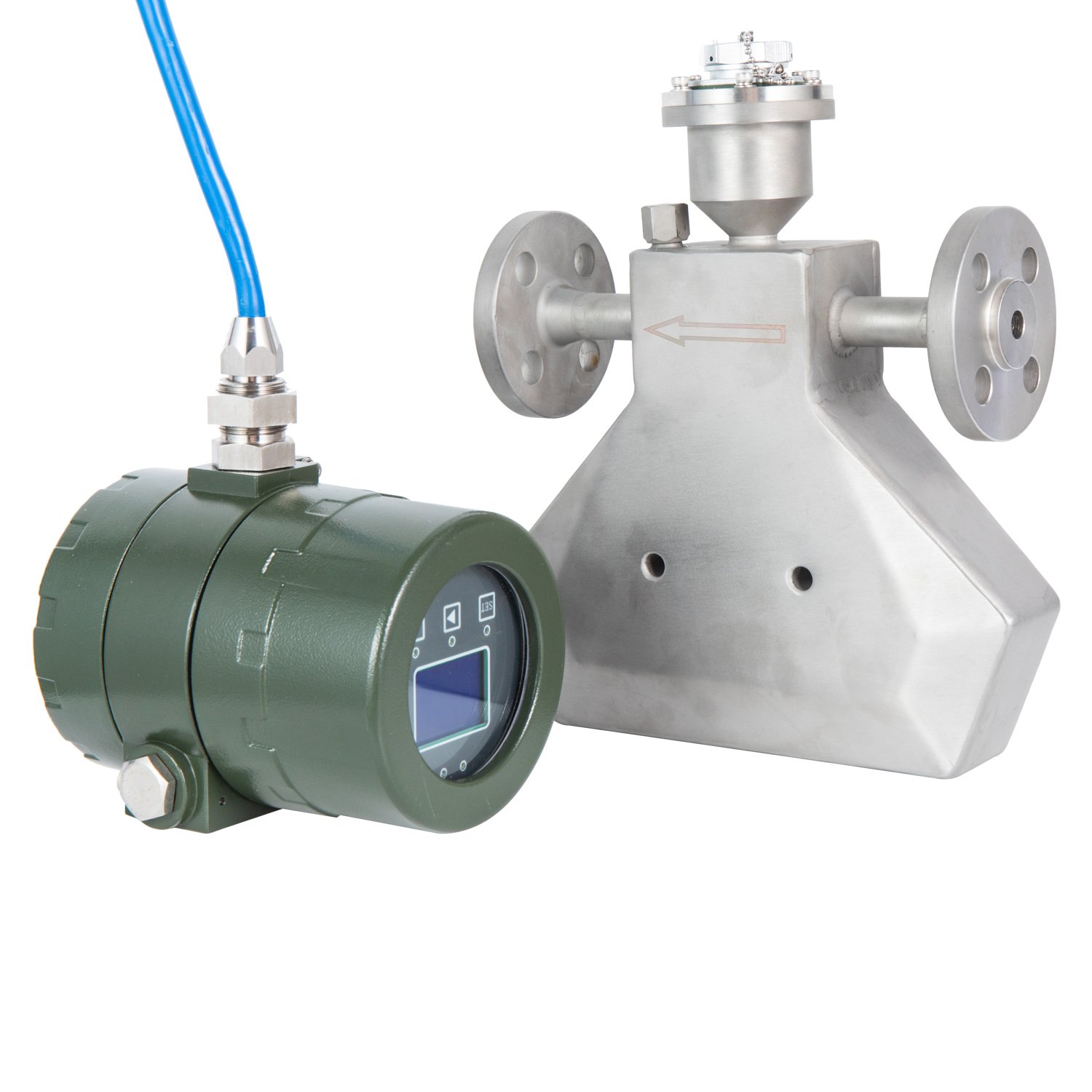 Shanghai Jishen 0.2% High-precision Gas Flowmeter Coriolis Mass Flow Meter