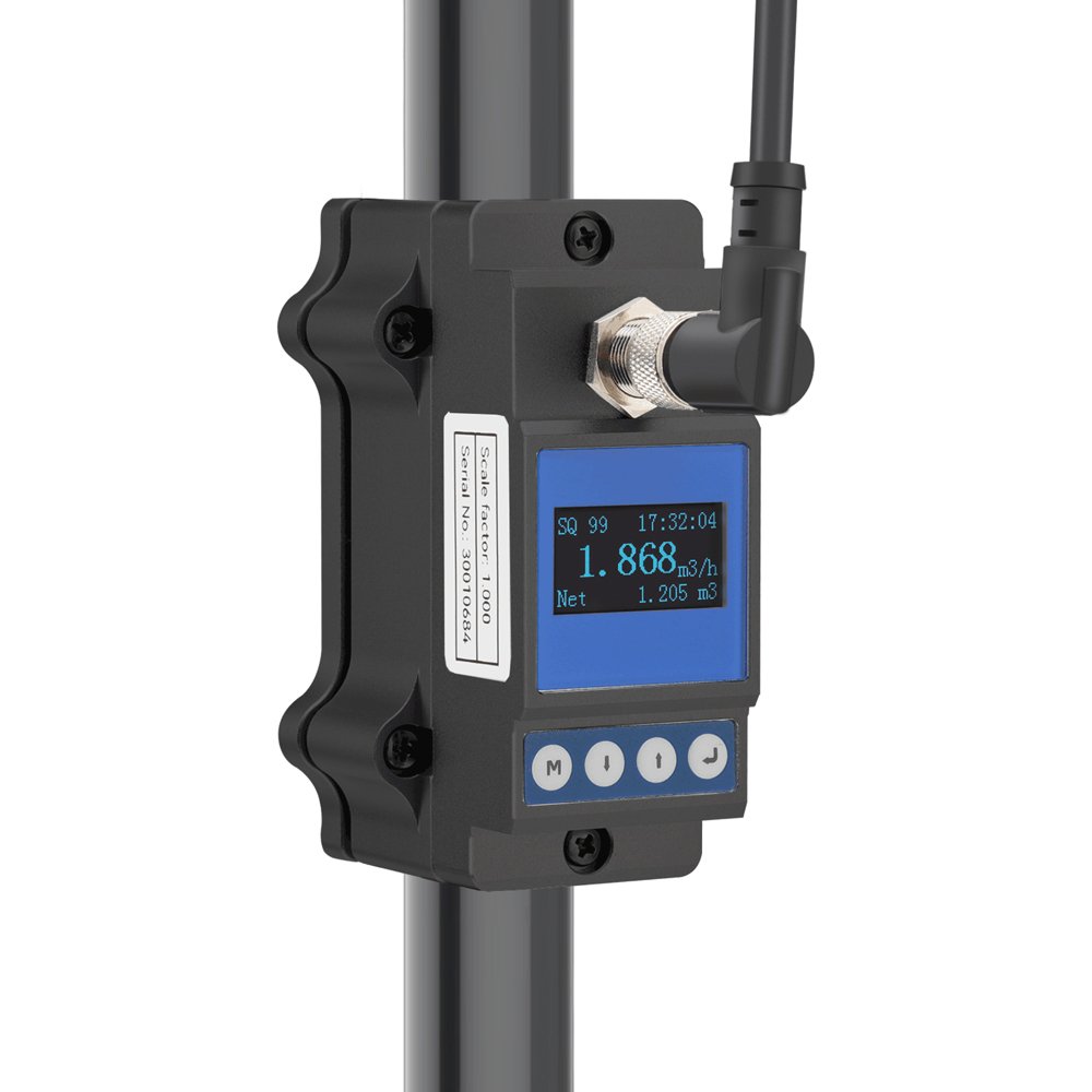 4 20ma Rs485 Open Channel Ultrasonic Flow Meter Flowmeter Transmitter Sensor for Sewage Water Wall Mount Split Type