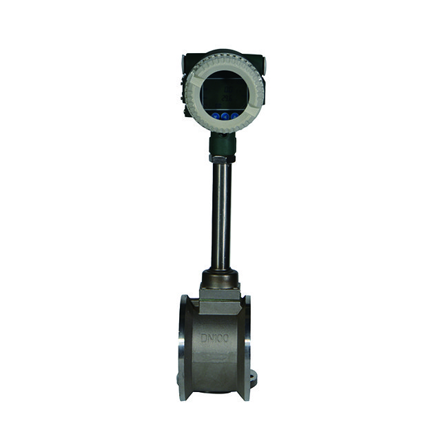 Factory High Quality Output Flange Connection Steam Flow Meter Gas Flow Meter Digital Flow Meter