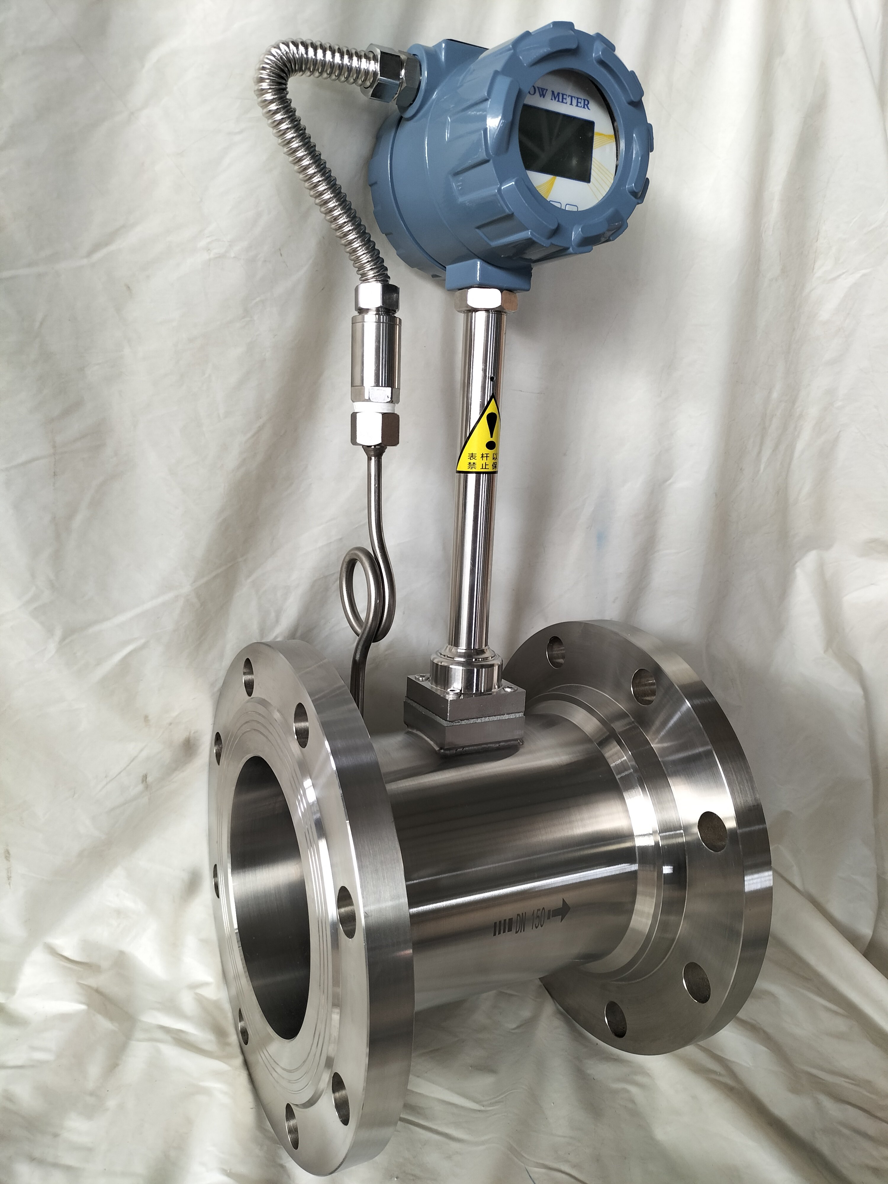 DN15-1600 Vortex Flowmeter Digital Display Steam Air Flow Measuring Tools Vortex Street Flow Meter Sensors
