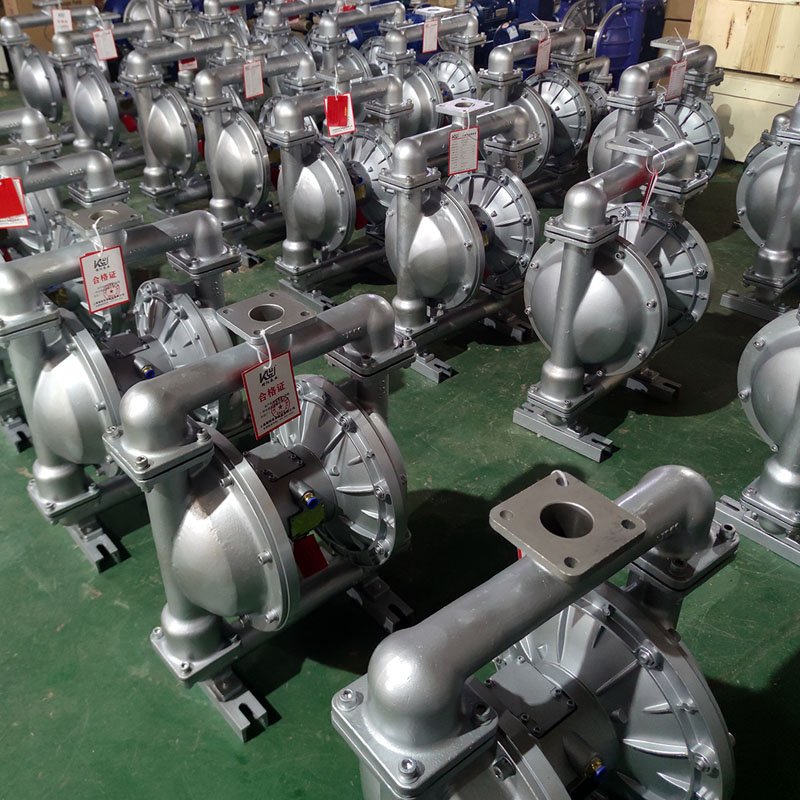 Alkali Resistant Stainless Steel Pneumatic Double Diaphragm Pump Large Flow Low Price Determine the Characteristics of Conveying