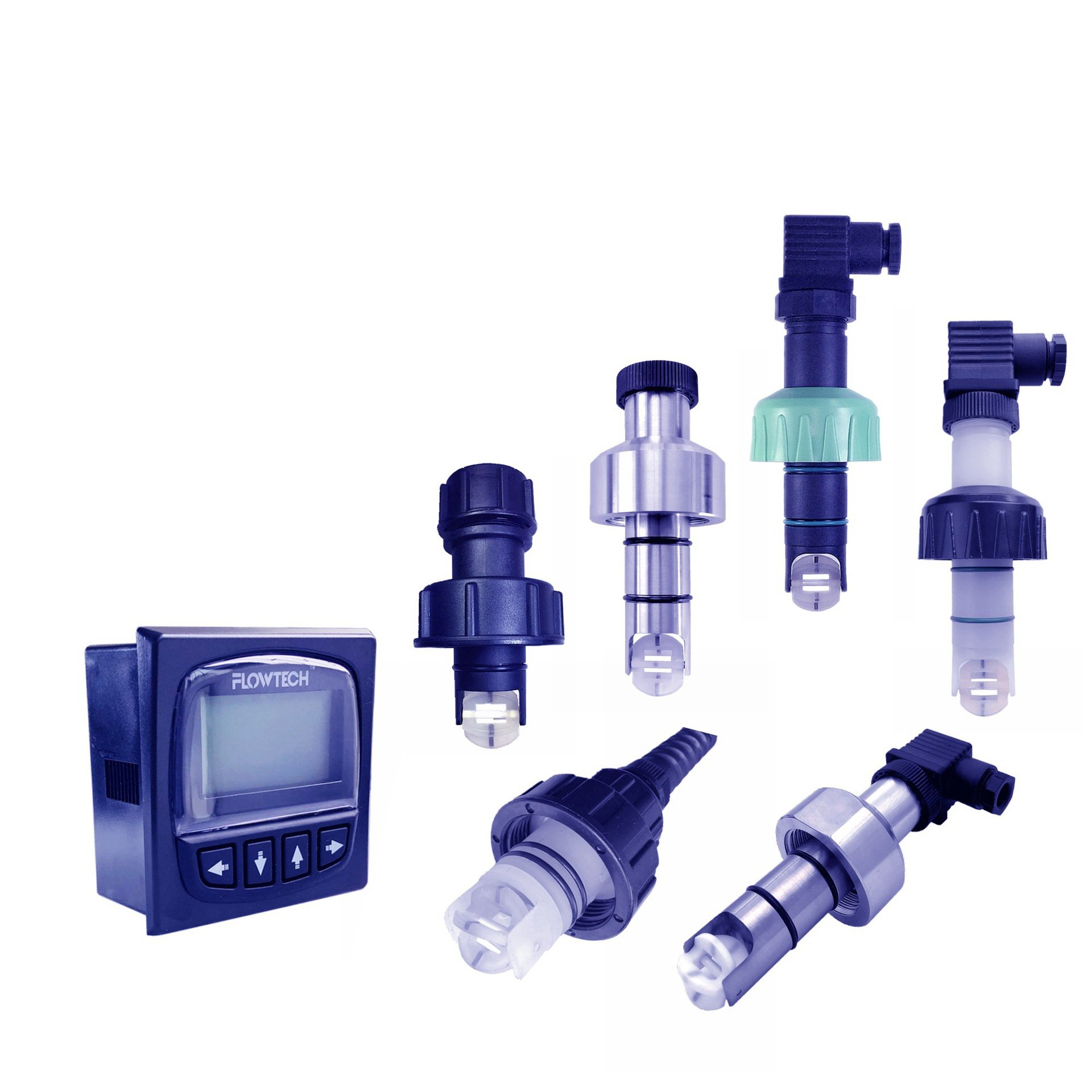 DN 25 Inline Insertion Type Paddle Wheel Flow Meter With Pulse Output for Water