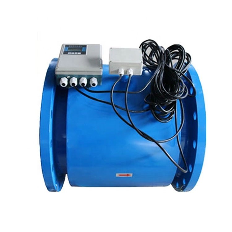 Remote Display DN200 Electromagnetic Flowmeter 22V Power Supply Irrigation Water Meter Flowmeter
