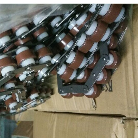 Stainless Steel Special Double Plus Free Flow Conveyor Chain Roller Chain for Pallet Conveyor