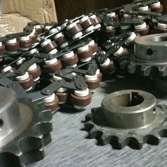 Stainless Steel Special Double Plus Free Flow Conveyor Chain Roller Chain for Pallet Conveyor