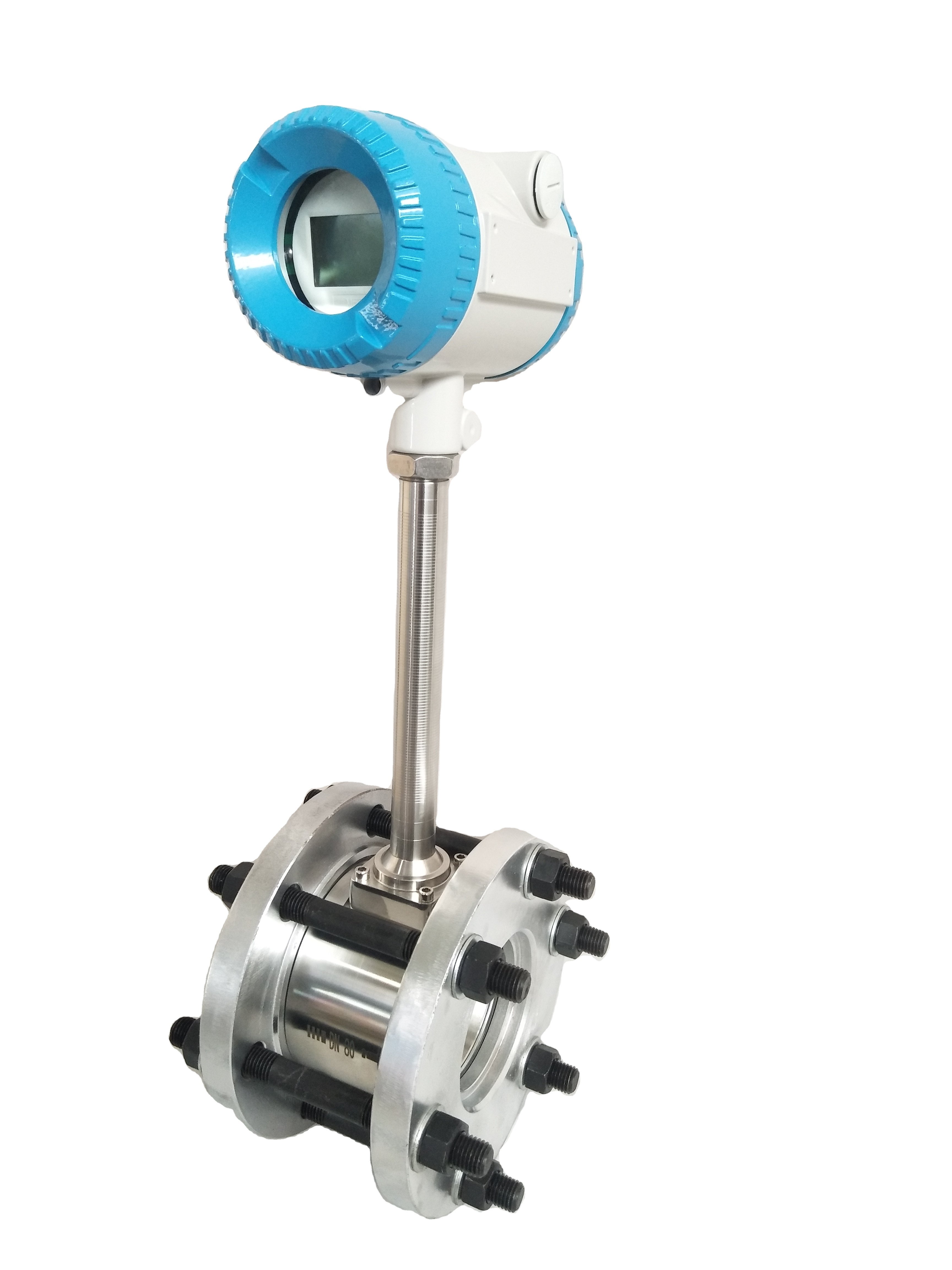 Inline Digital Cheap Co2 Hot Gas Vortex Flow Meter Tri Clamp Air Flow Meter
