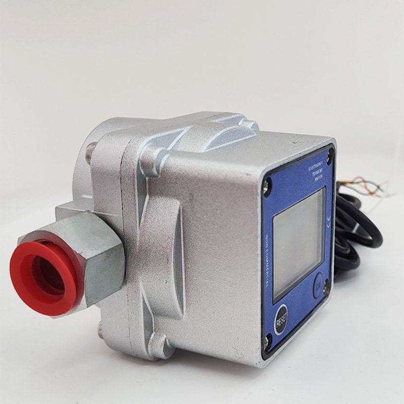Intelligent DN15-DN25 Gas Flow Meter Roots (waist Wheel) Flowmeter Natural Gas Compressed air Flowmeter