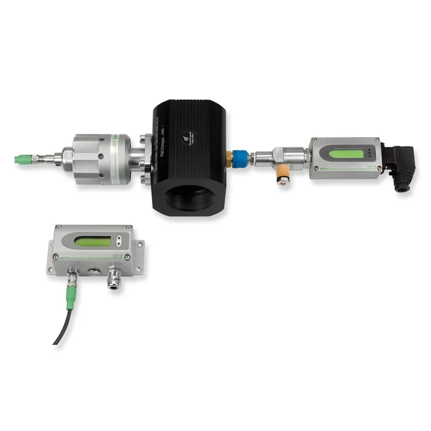 E+E Ee772 Reliable Flow Sensor for Compressed Air and Gases DN40-DN80/40 Bar