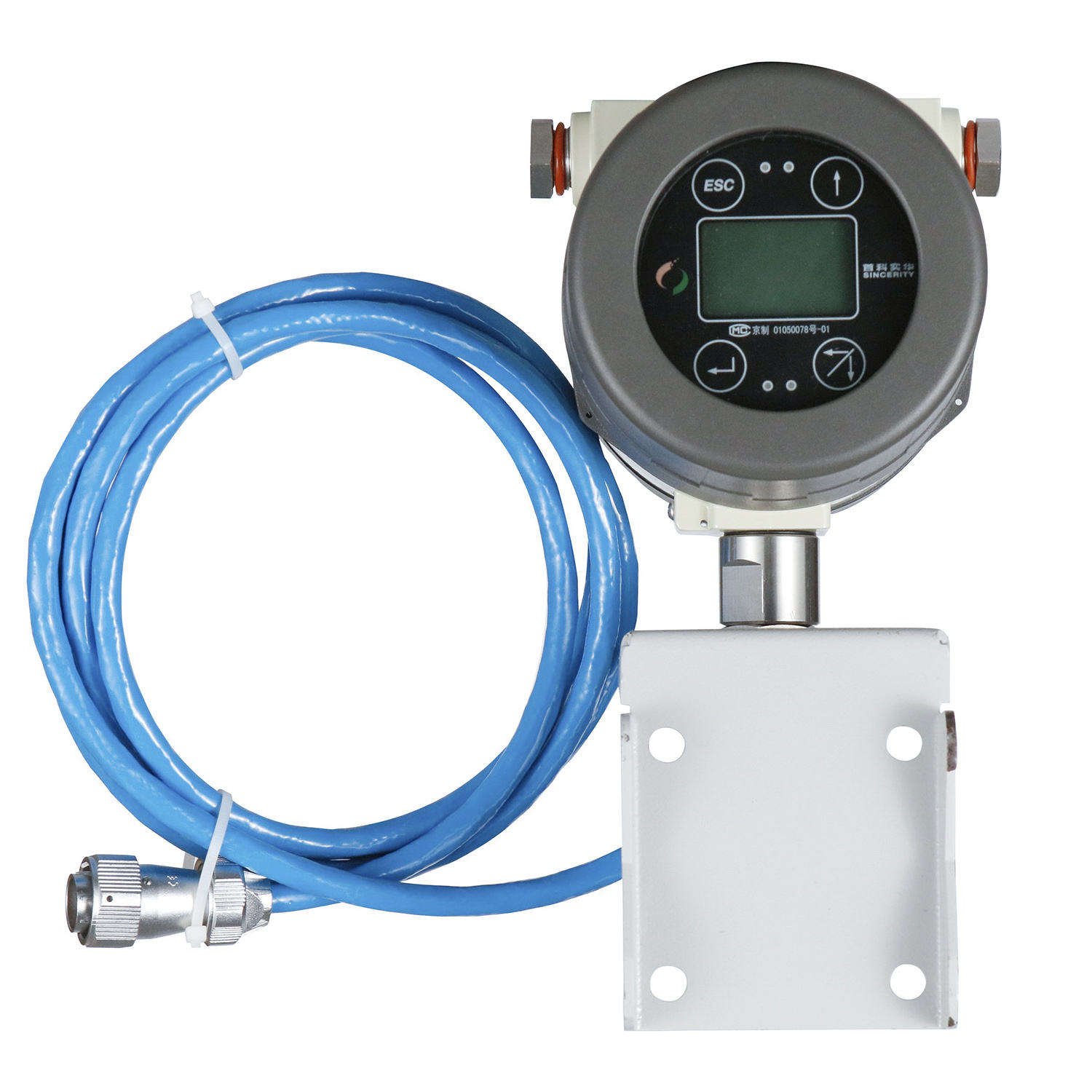 Fuel Oil Flow Meter Portable Ultrasonic Air Flow Deflector Thermal Mass Flow Meter Diesel Gasoline