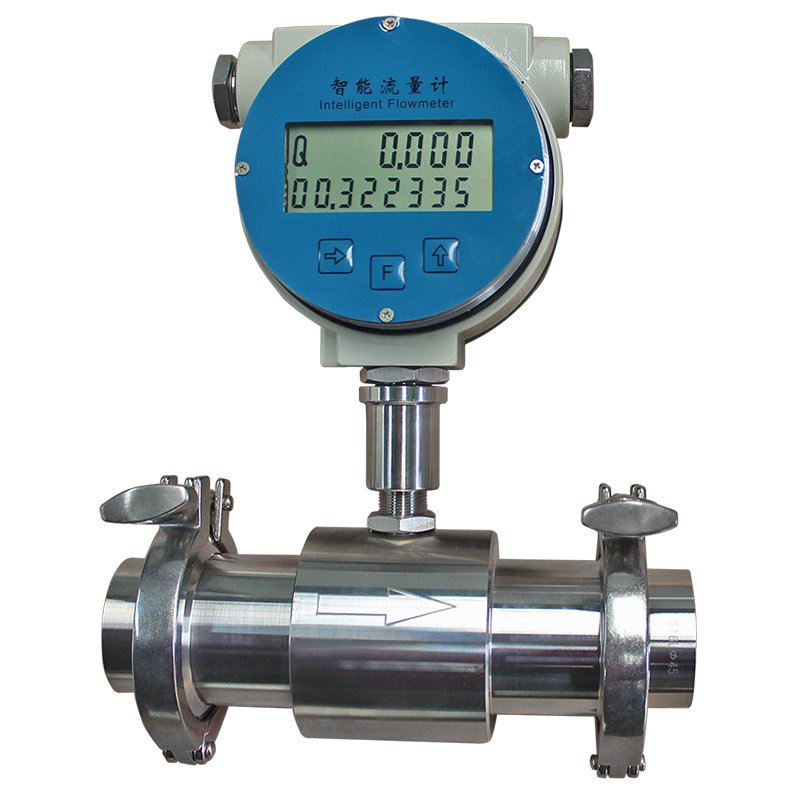 Flow Meter Water Industrial Pulse Output Turbine Sanitary Used for Milk With Reasonable Price