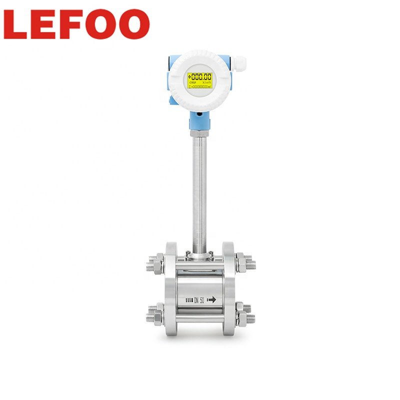LEFOO Vortex Flowmeter High Quality DN15-1600 Steam Air Liquid Flow Measuring Tools Vortex Street Flow Meter