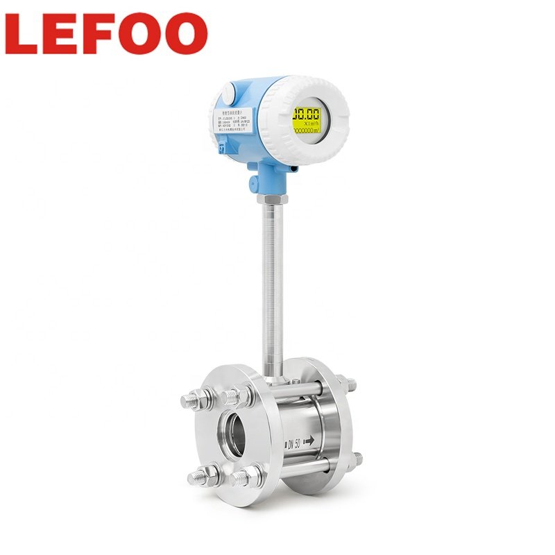 LEFOO Vortex Flowmeter High Quality DN15-1600 Steam Air Liquid Flow Measuring Tools Vortex Street Flow Meter