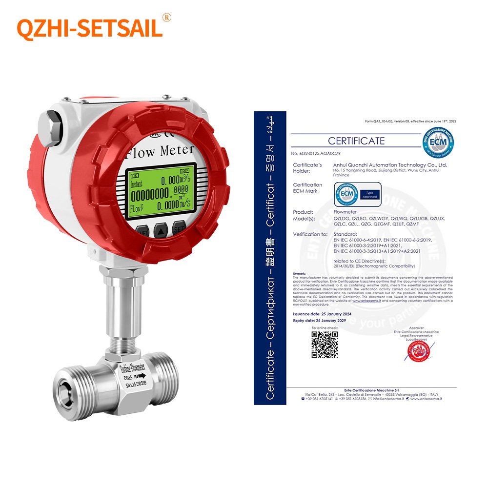 Factory Cheap Price LWGY Liquid Turbine Flowmeter Pulse 4-20mA Flow Transmitter Water Beer Flow Meter Thread Clamp Flange Sensor