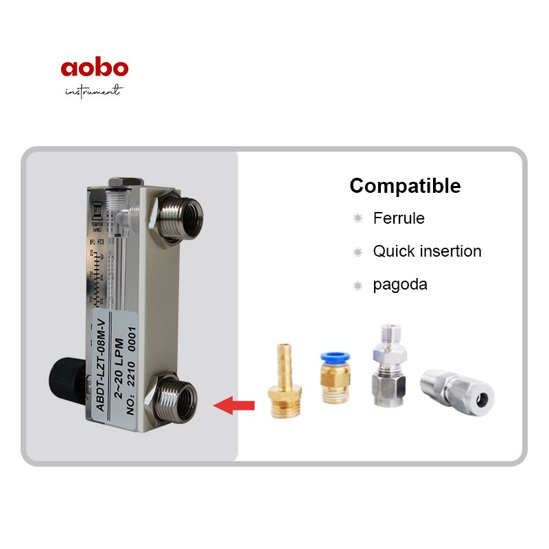Manufacturers' Cheap Nitrogen Flow Rotameter Unit 400 LPM Air Regulating Gas Valve OEM Customization Water Oil Liquid Medium