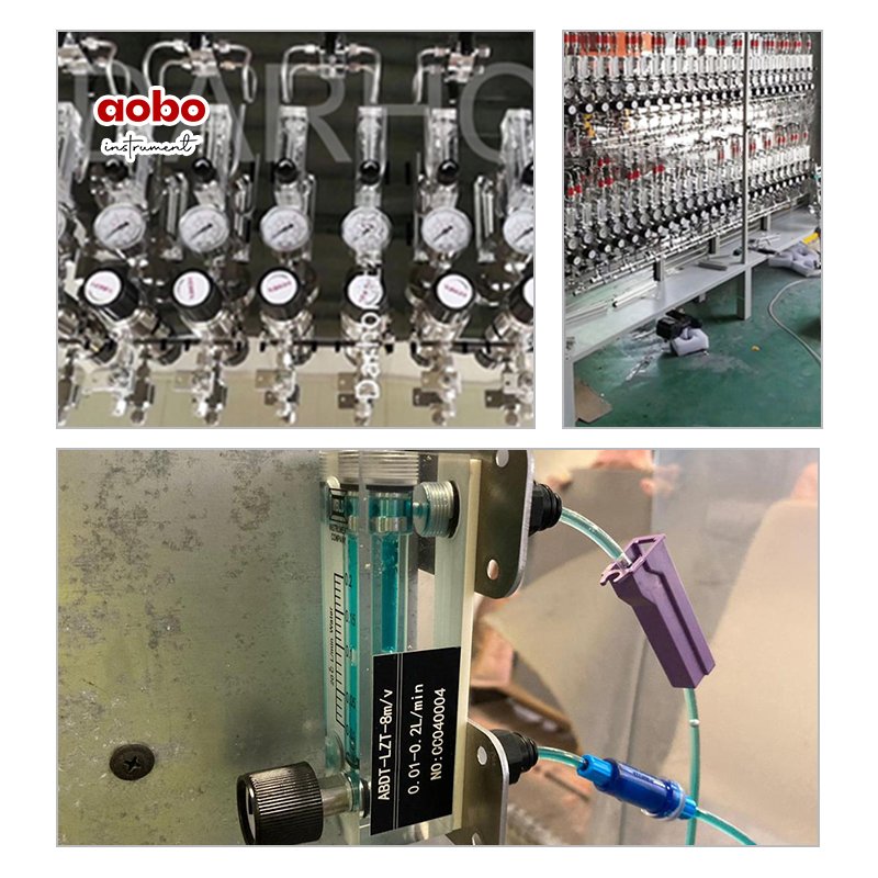 Manufacturers' Cheap Nitrogen Flow Rotameter Unit 400 LPM Air Regulating Gas Valve OEM Customization Water Oil Liquid Medium