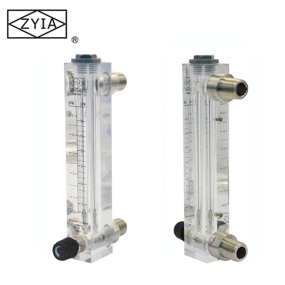 LZM-T Series Acrylic Panel With Valve Natural Water Flowmeter Flow Meter (Flowmeter)
