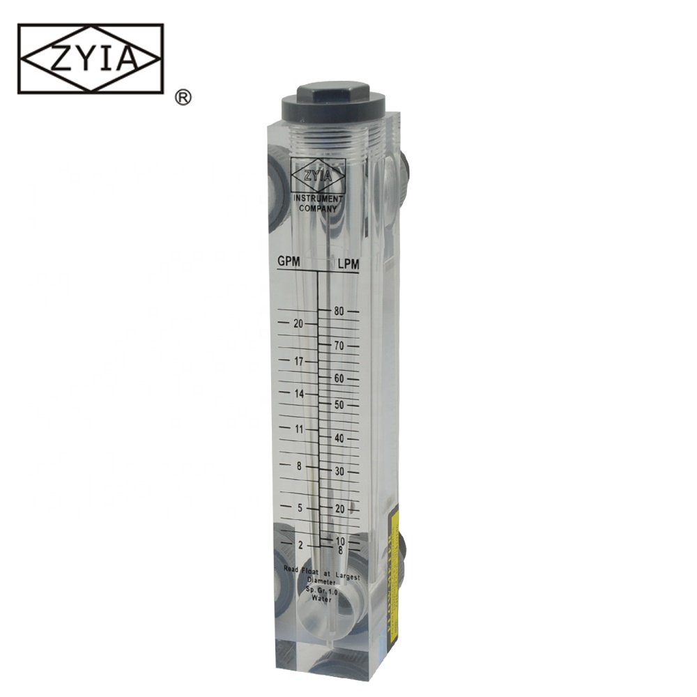 LZM-T Series Acrylic Panel With Valve Natural Water Flowmeter Flow Meter (Flowmeter)
