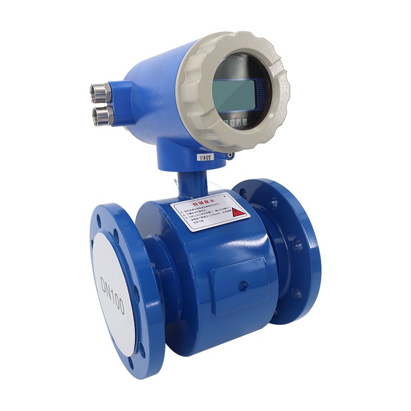 Manufacturer RS485 Integral Type Display Flow Meters High Accuracy Magnetic Milk Electromagnetic Flowmeter