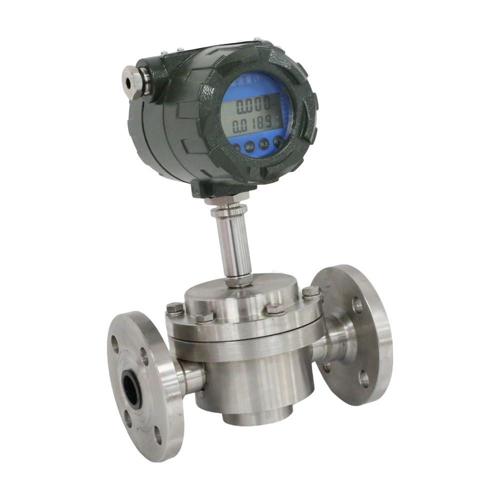 High Accuracy 0.2% Oval Gear Flowmeter Elliptical Gear Flow Meter for Heavy Oil, Bunker, Diesel