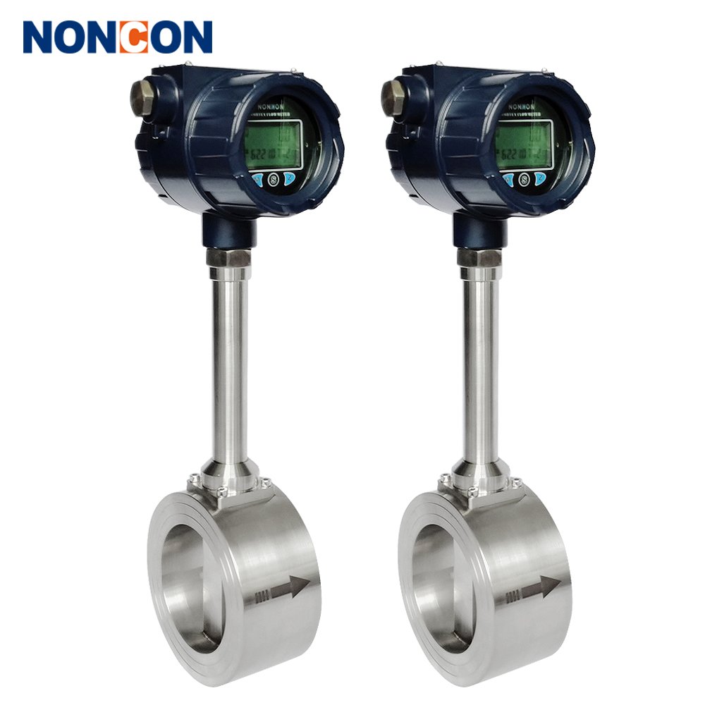 DN100 N2 air Gas Flow Meter lpg Compressed air vortex Boiler Steam Flowmeter Price