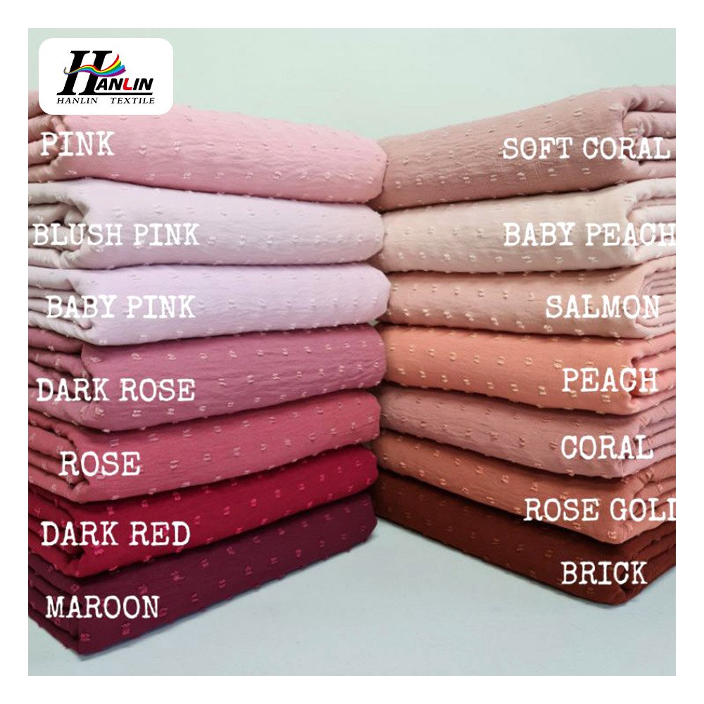 Hot Sell Factory Wrinkle Crinkle Stripe 100% Polyester Air Flow Woven Crepe 180D Cey Pd Fabric for Muslim Clothing