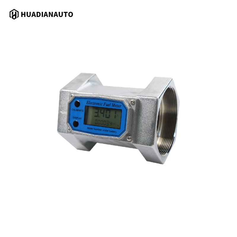 2 Inch 3/4 Small Stainless Steel Liquid Digital Turbine Flow Meter for Water Fuel diesel Gasoline
