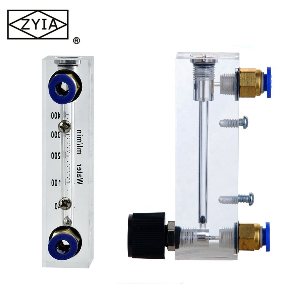 LZM-4T Hot Sales Panel Type Acrylic Small air Oxygen Medical Flowmeter