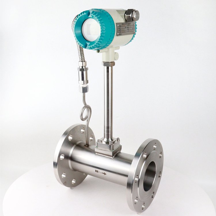 Lugb Propane Biogas Flow Meters Temperature Pressure Compensation lpg Modbus Hot Sale Boiler Insertion Price vortex Flowmeter