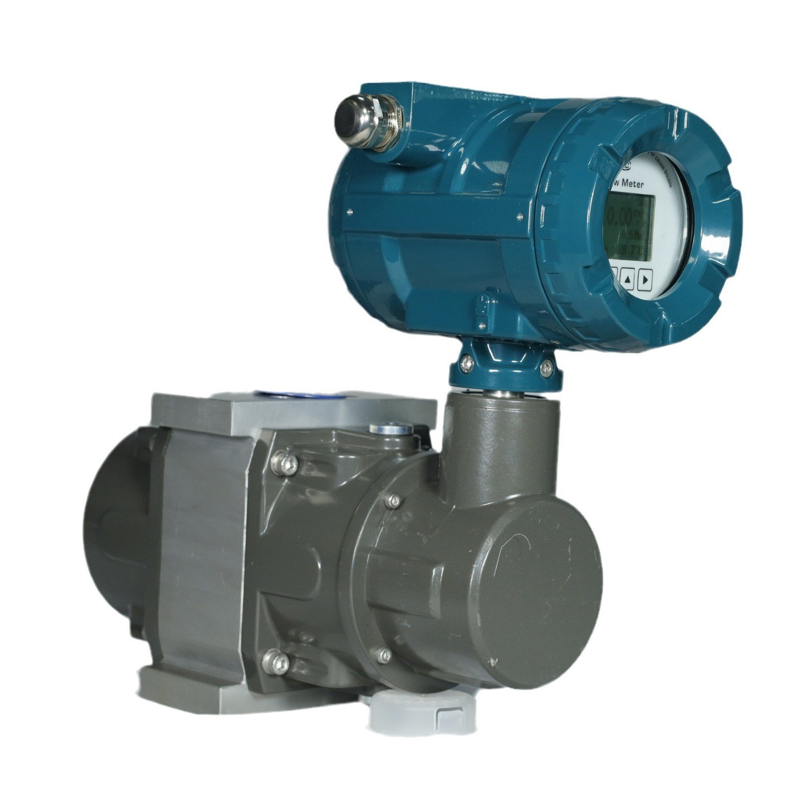 Natural Gas Lpg Waist Wheel Flowmeter with 4-20mA Pulse RS485 Output 24VDC