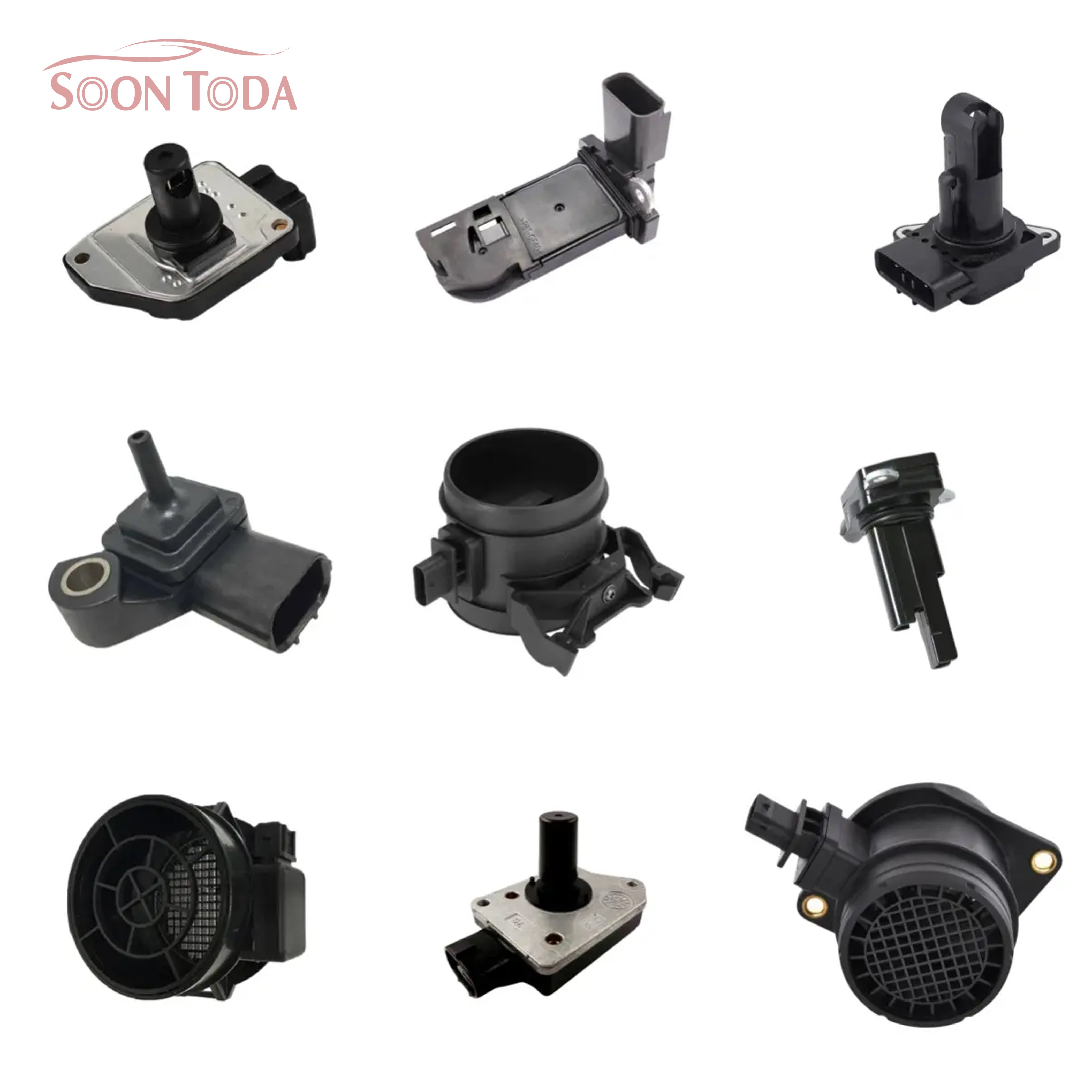 SOON TODA Car Mass Air Flow Meter Sensor for Toyota Honda Nissan Mazda Ford Mitsubishi Chevrolet Hyundai Kia MAF Flow Sensor