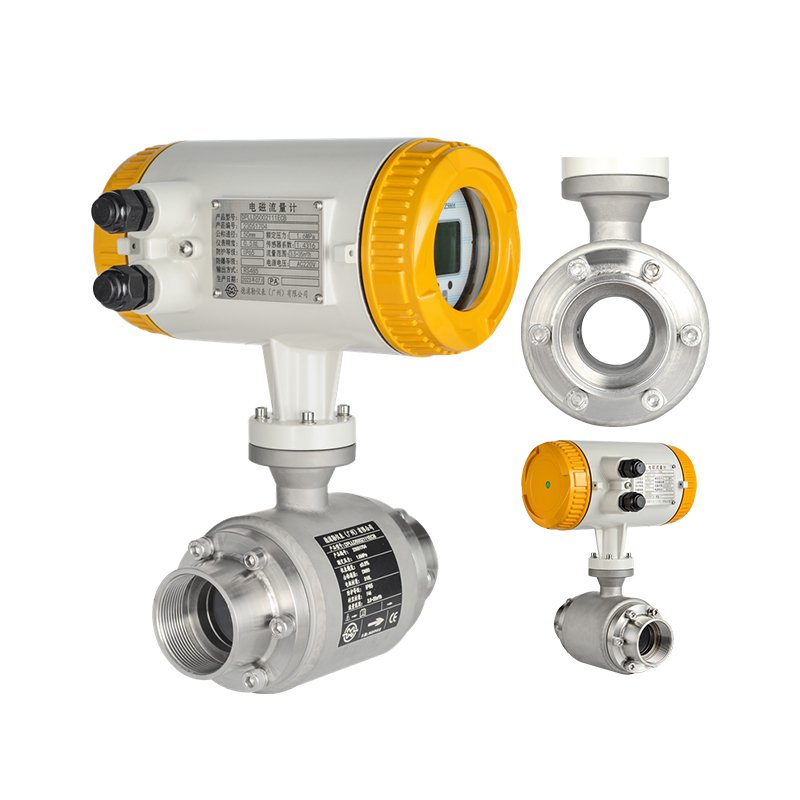Inline Water Flowmeter Large Flow Split Type Elelctromagnetic Flowmeter Magnetic Flowmeter Transmitter High Accuracy