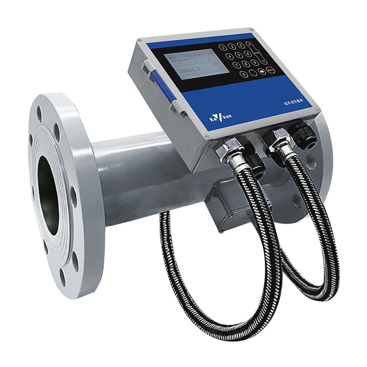 DN100 4~20mA Output RS 485 Smart Ultrasonic Flow Meter Clamp-on Flow Meter