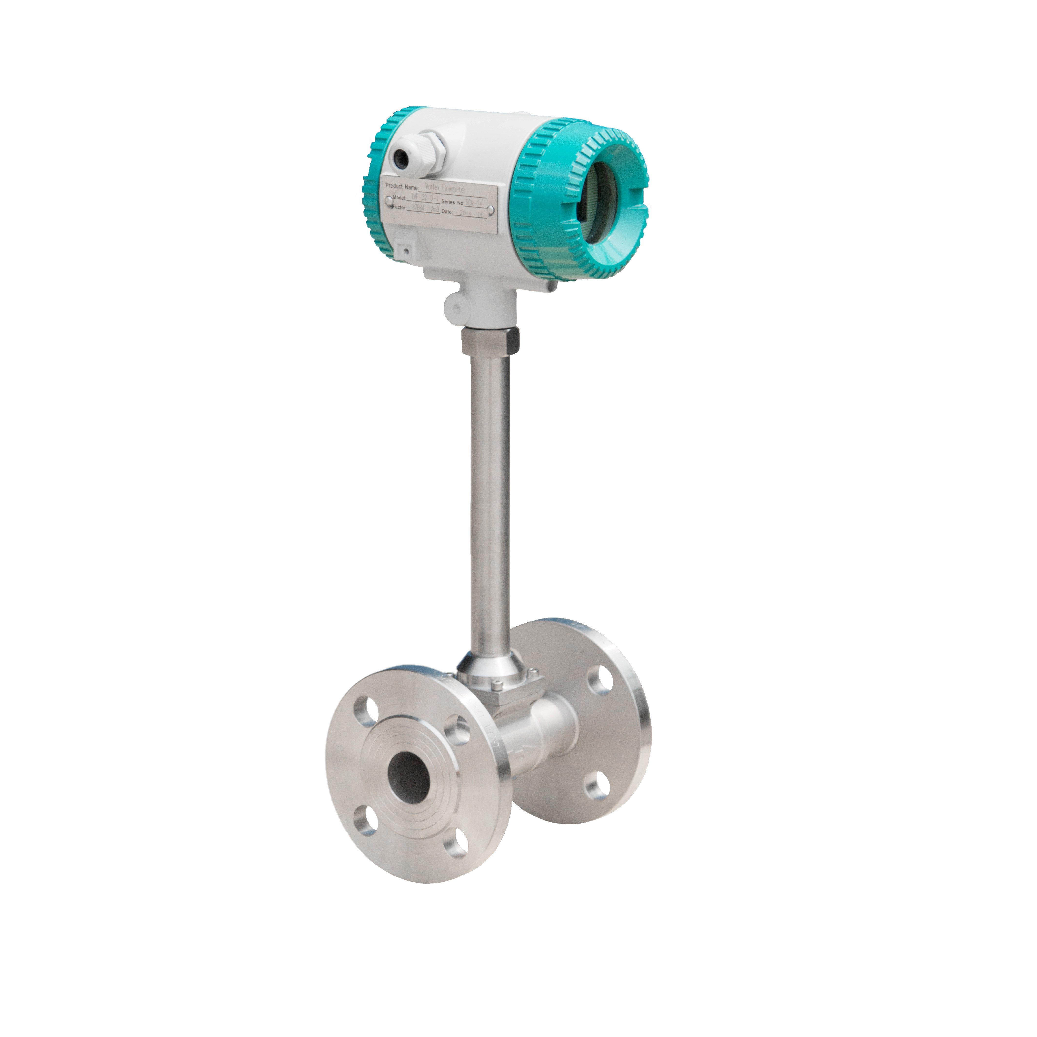 Manufacturer Wholesale Vortex Flowmeter Clamped Flange Gas Liquid Air Flow Meter Natural Gas Flow Meters
