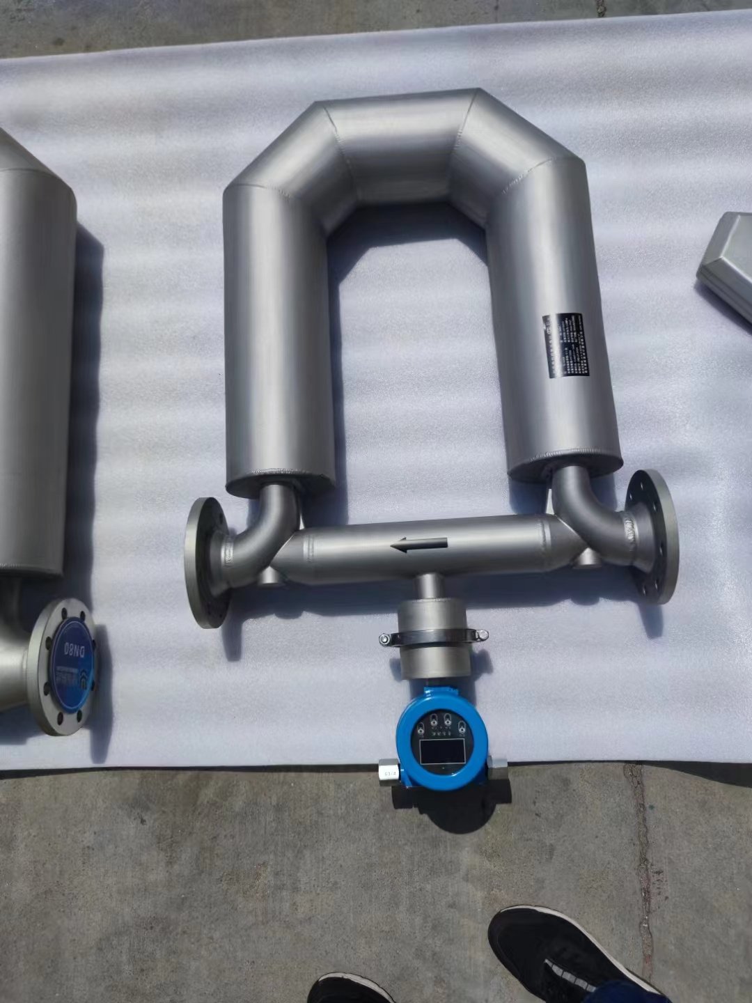 Oil and Natural Gas Methanol Temperature & Pressure & Density Coriolis Mass Flow Meter