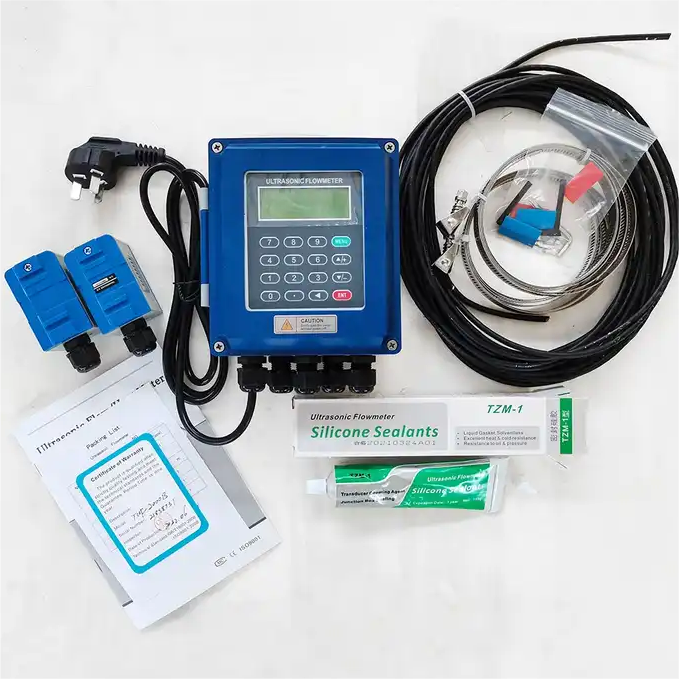 DN15~DN6000 mm High Quality IP68 RS485 Wall Mounted Ultrasonic Sensor Clamp on Ultrasonic Flow Meter