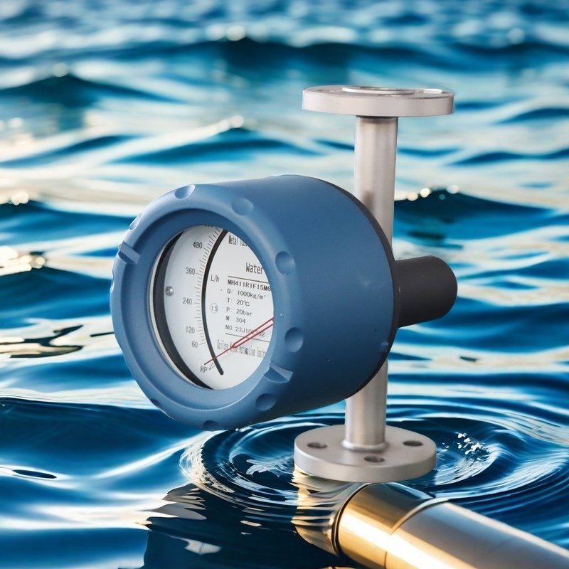 China Flow Meter Liquid Mechanical Meter With Printer Metal Tube Rotameter