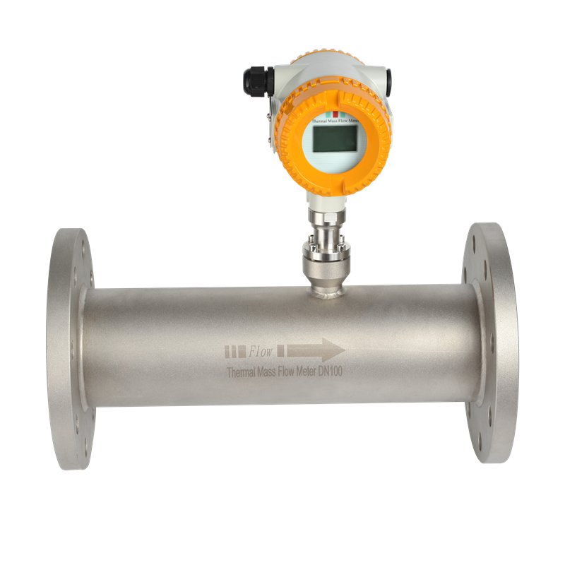 China Manufacturer Digital Gas Mass Flow Meter RS485 4-20mA DN15-200mm Thermal Mass Flow Meter for Air Gas Fuel