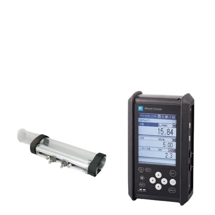 Fuji Electric Portable Handheld Clamp on Ultrasonic Flowmeter for Liquid Measurement