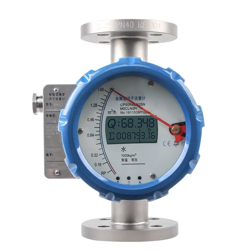Factory Supply Metal Tube Gas Flow Meter Rotameter for Vertical Metallic Tube Flow Meter