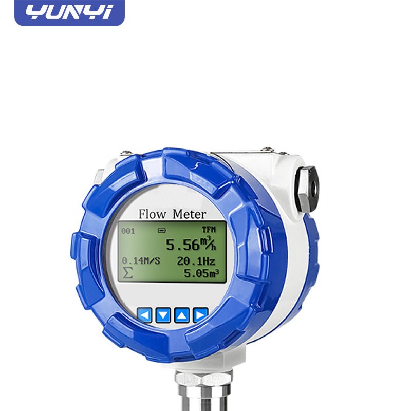 Yunyi High Temperature Alcohol Flowmeter Liquid Price Inline Pipe Type Turbine Flow Meter for Water