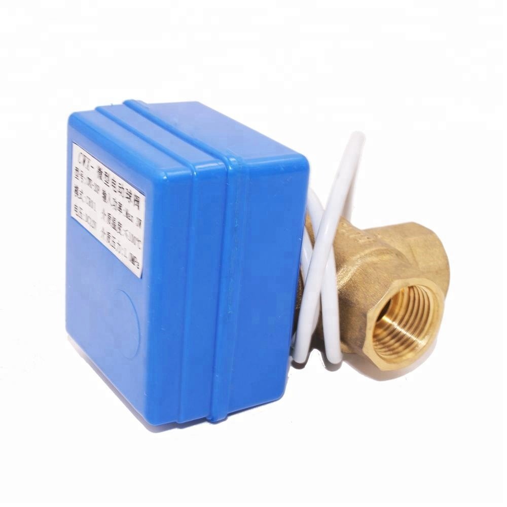 New Product Miniature Electric Ball Valve with ultra Small Motorized Actuator for Scaling Pipe System